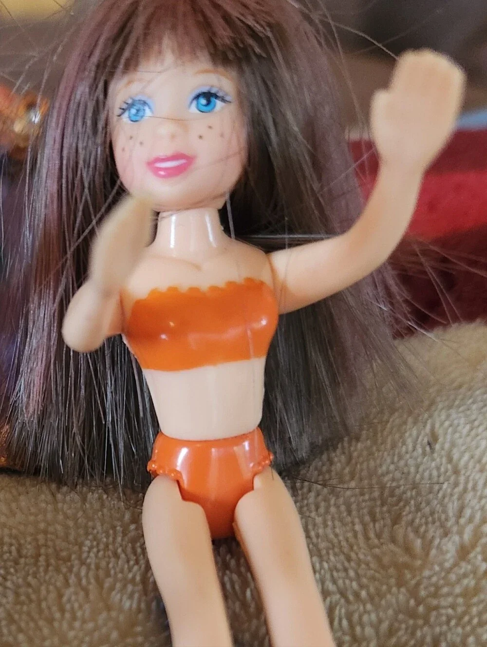POLLY POCKET & RICK RED TRUNKS Mini Fashion 3.5